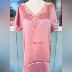 Vintage Gold Label Victoria’s Secret Rose/Blush Nightgown